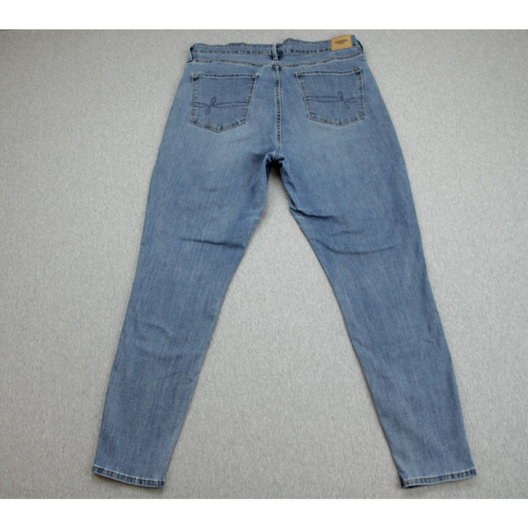 Levis Denizen Jeans Womens 16M (33 x 30) Blue High Rise Skinny Stretch - Picture 2 of 7